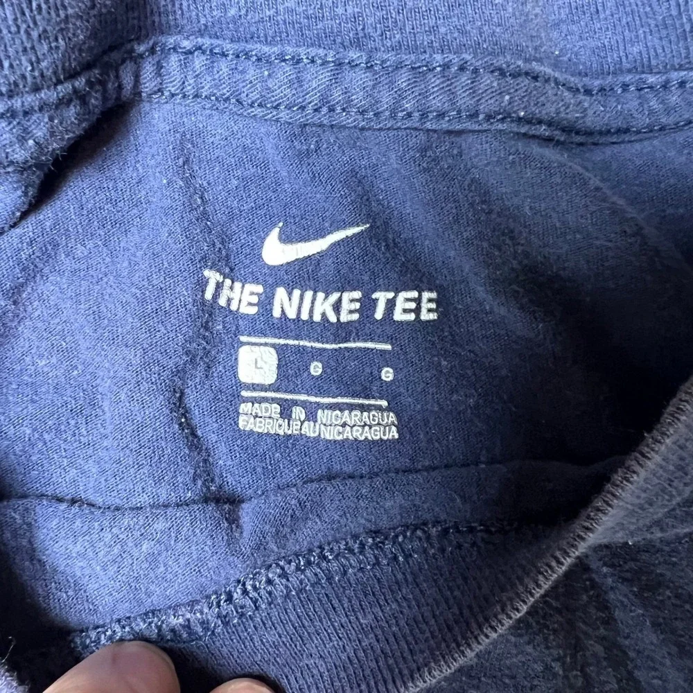 Retro like Nike Women's Blue Graphic Tee The Nike Tee Size‎ L